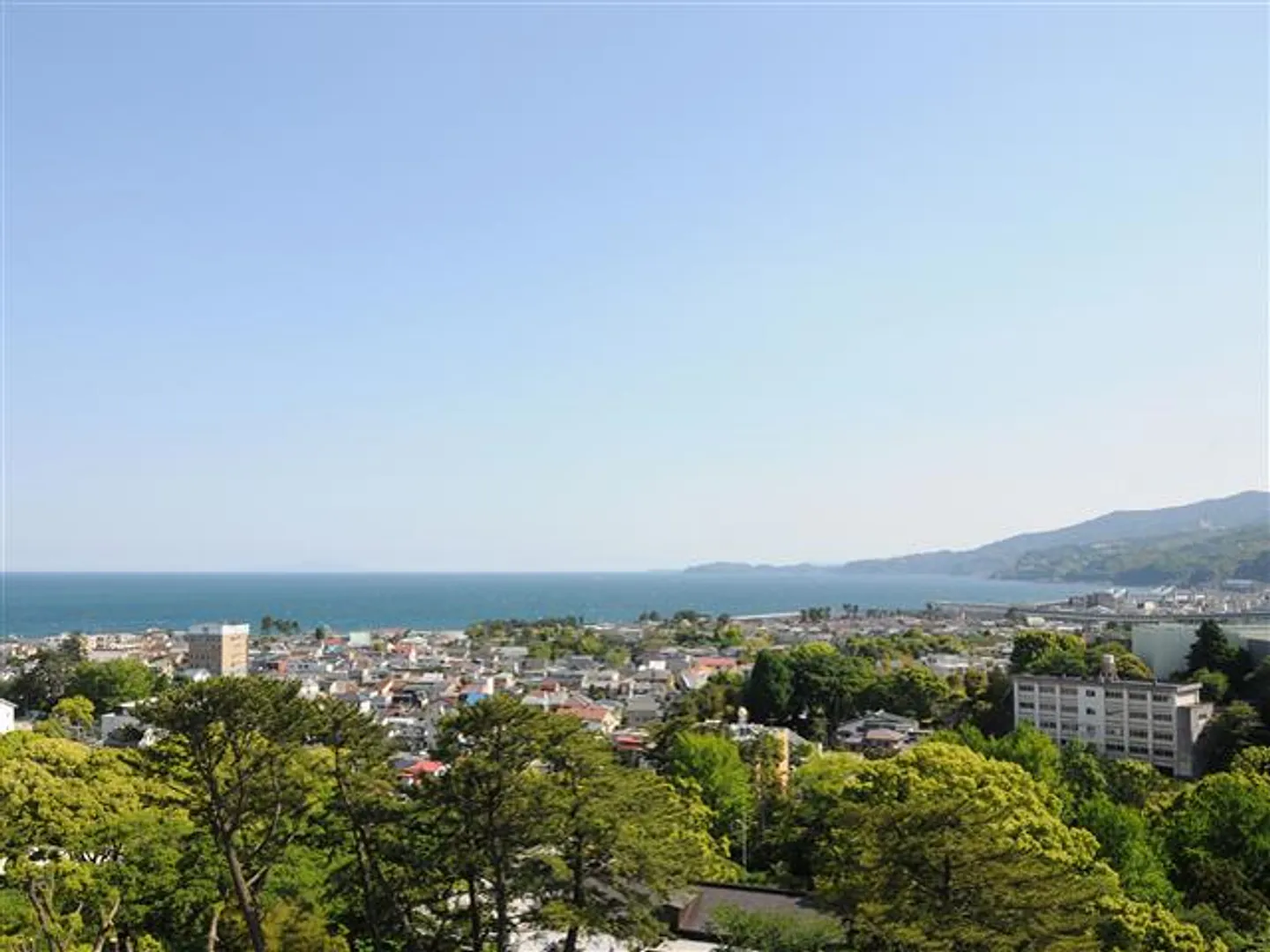 天守閣最上階からの眺望
