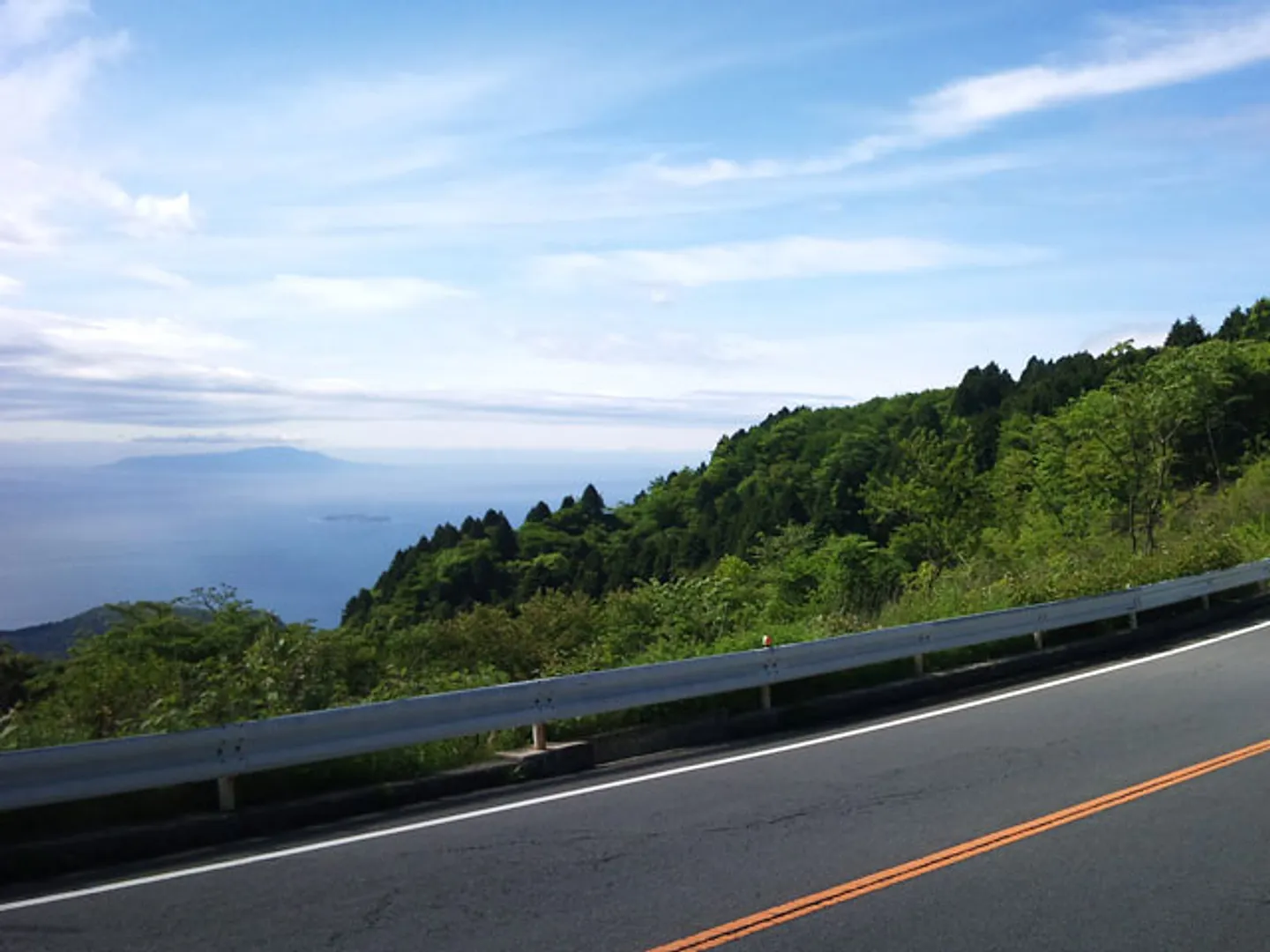 初島・大島が眼下に見える