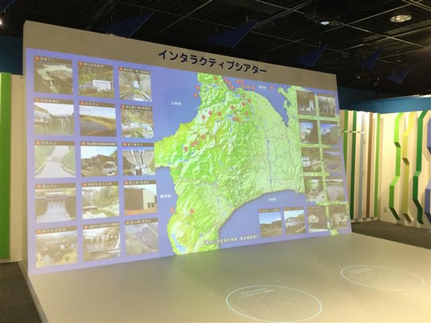 館内1階の展示「電気ゾーン」