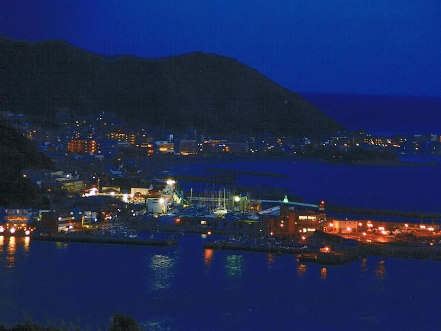 店内からの夜景