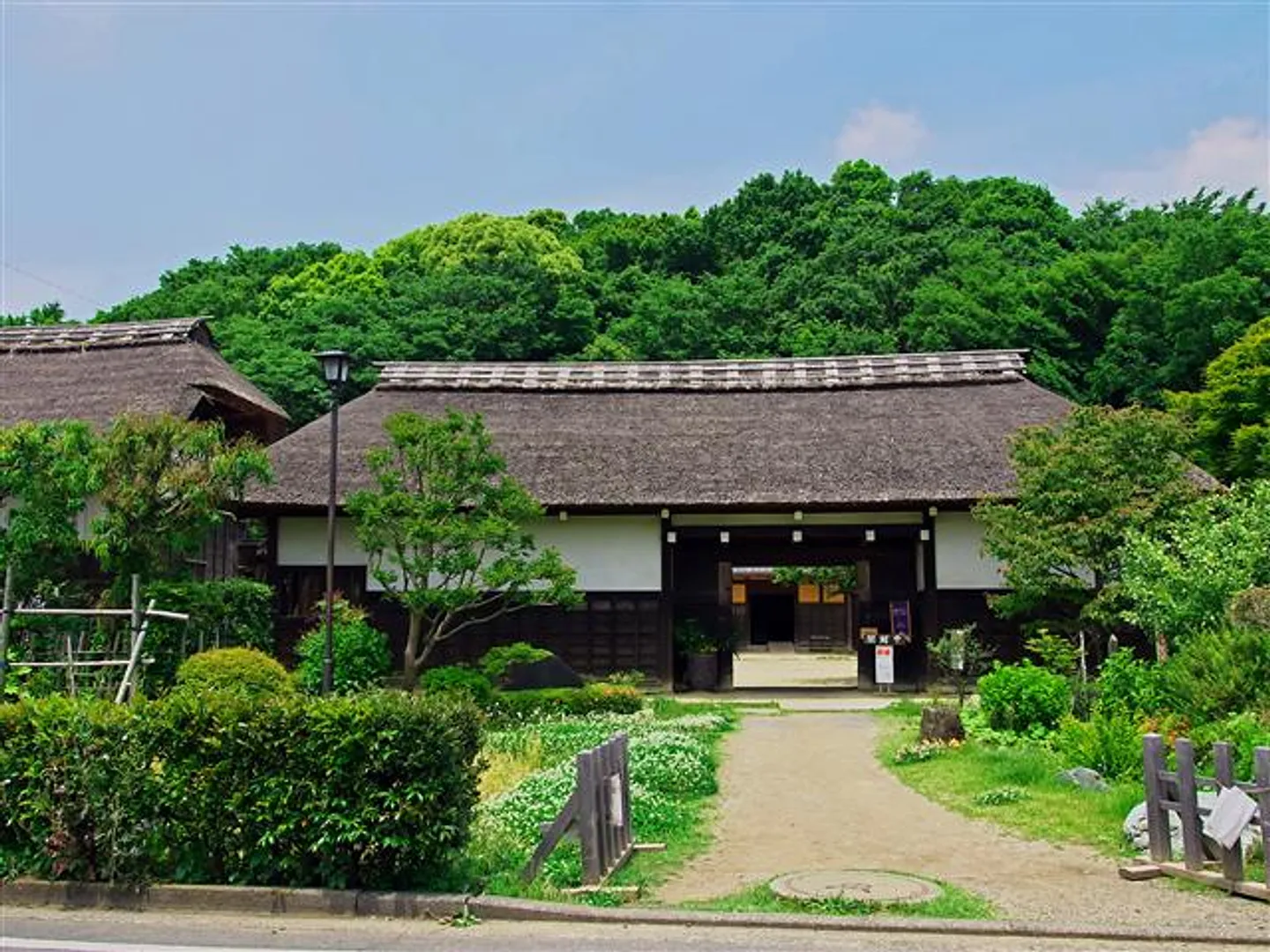 江戸時代の表門と入口