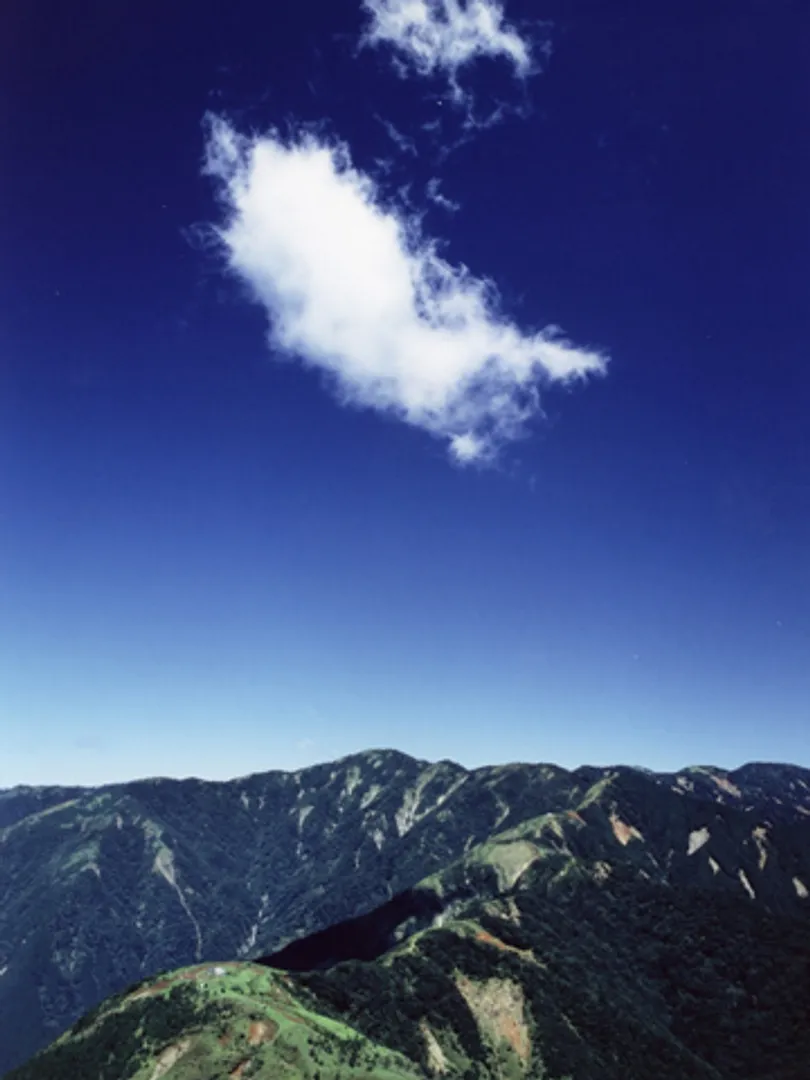 標高1491mから眺める富士山
