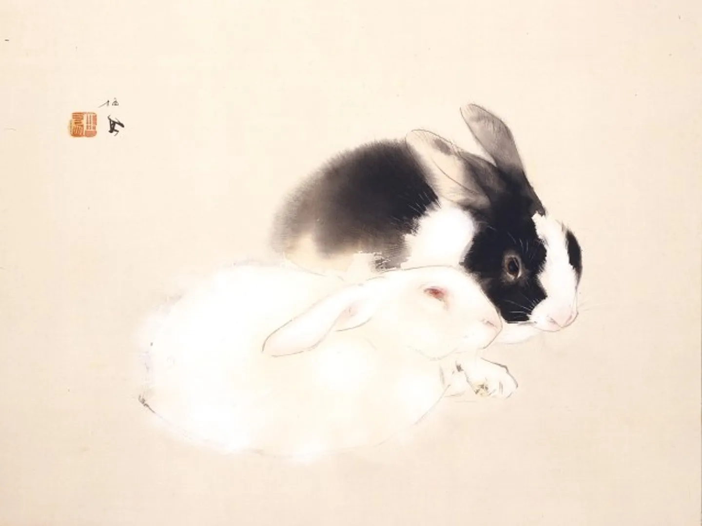 竹内栖鳳『宇佐幾』