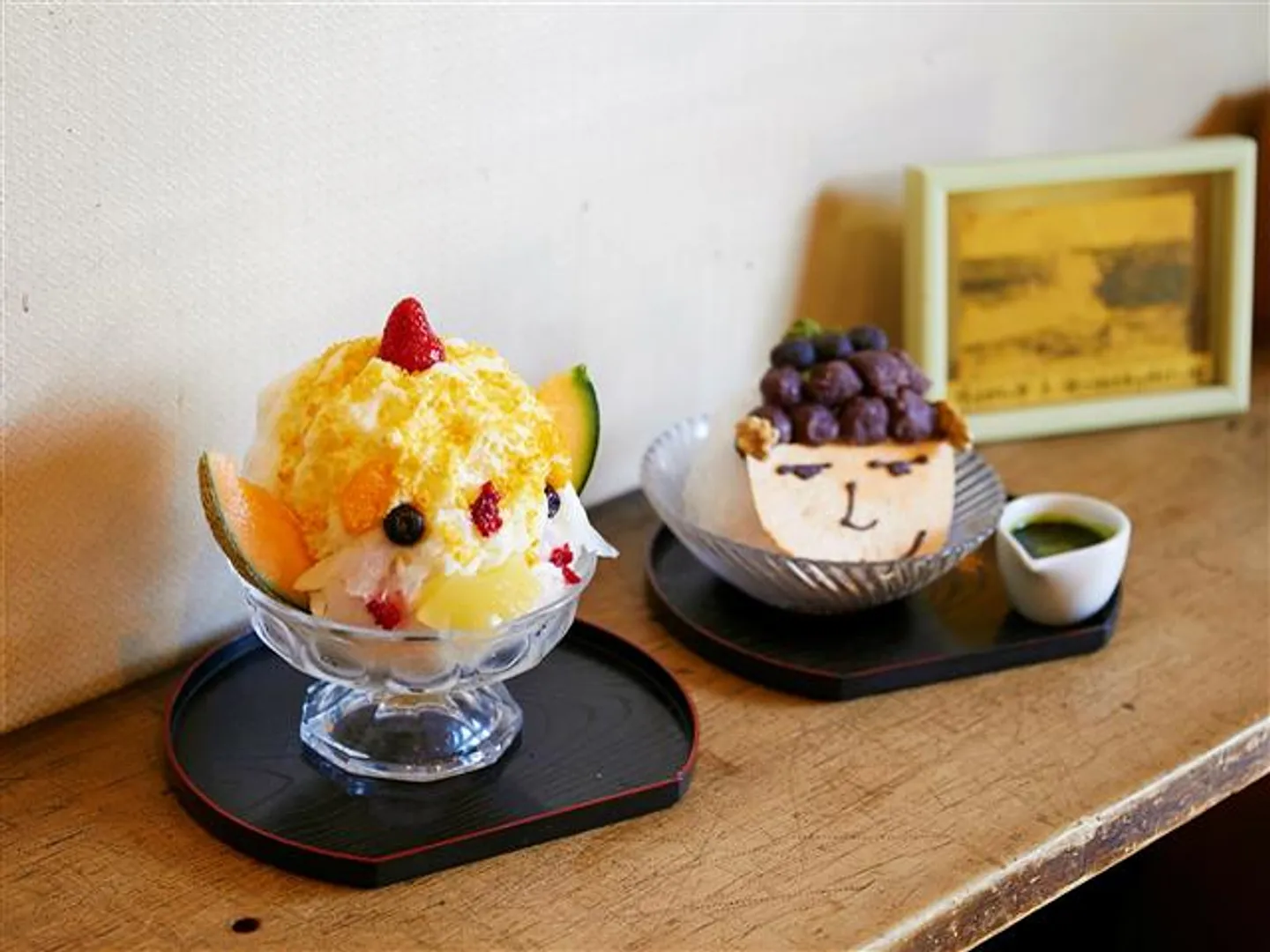 かき氷は1年中販売。「なみへいのしろくま！」と「大仏さま氷」