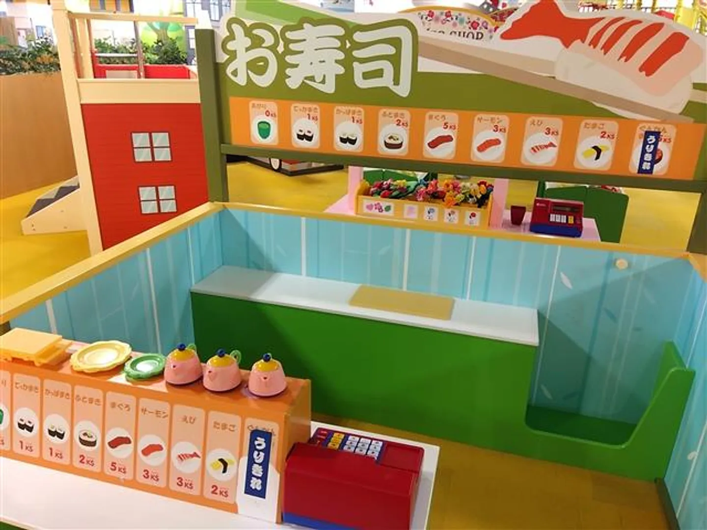ごっこ遊びが楽しめる「なりきりタウン」