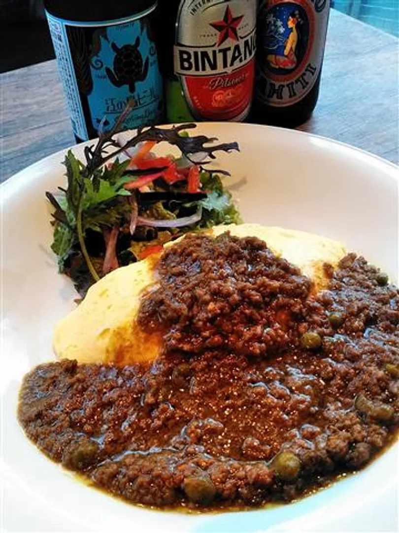 オムチーズキーマカレー