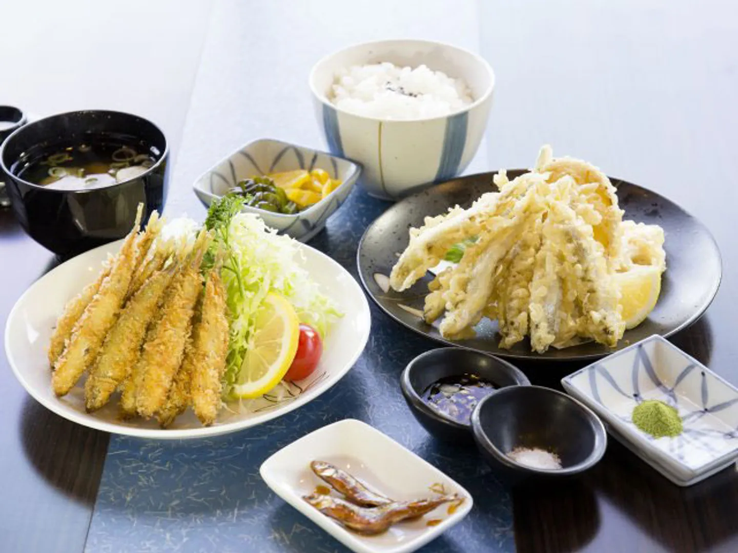 ワカサギランチ(天ぷらもしくはフライ)