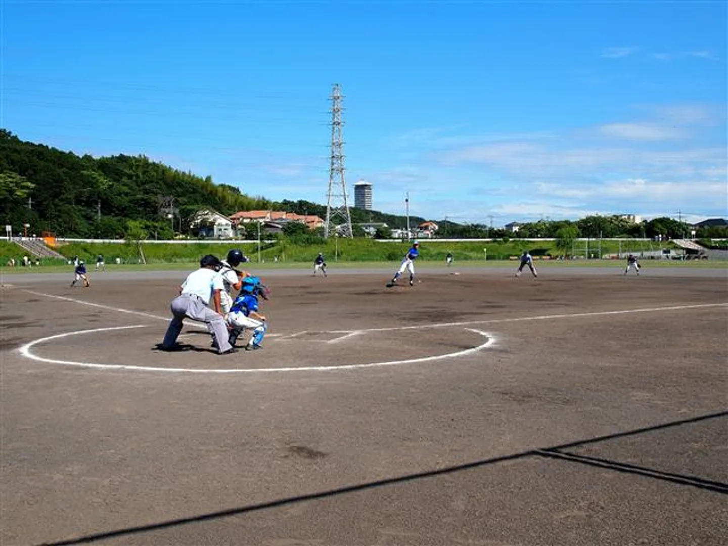 俣野遊水地 少年野球場
