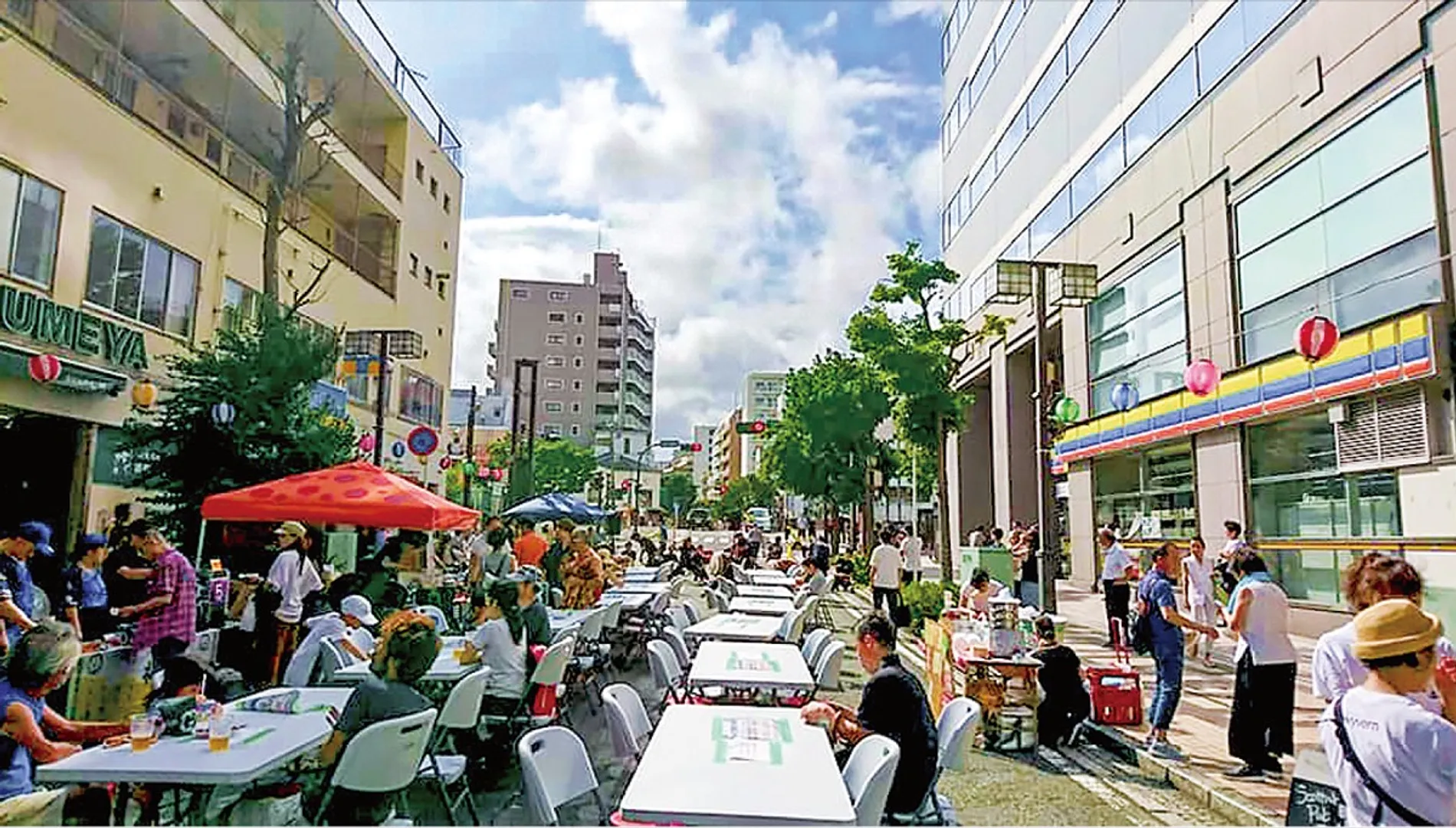 当日は歩行者天国になる(2019年の様子)