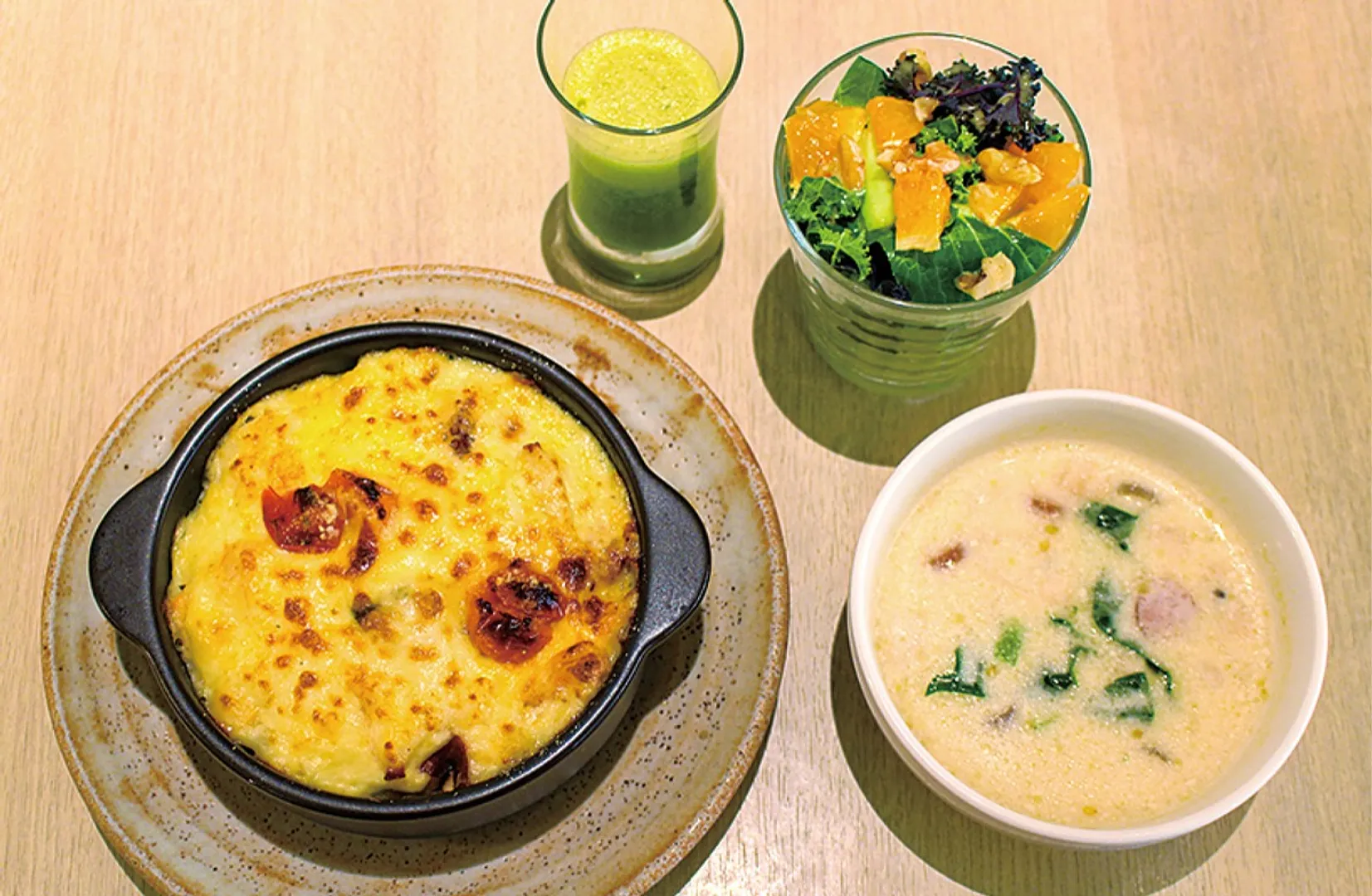 シーフードドリア定食