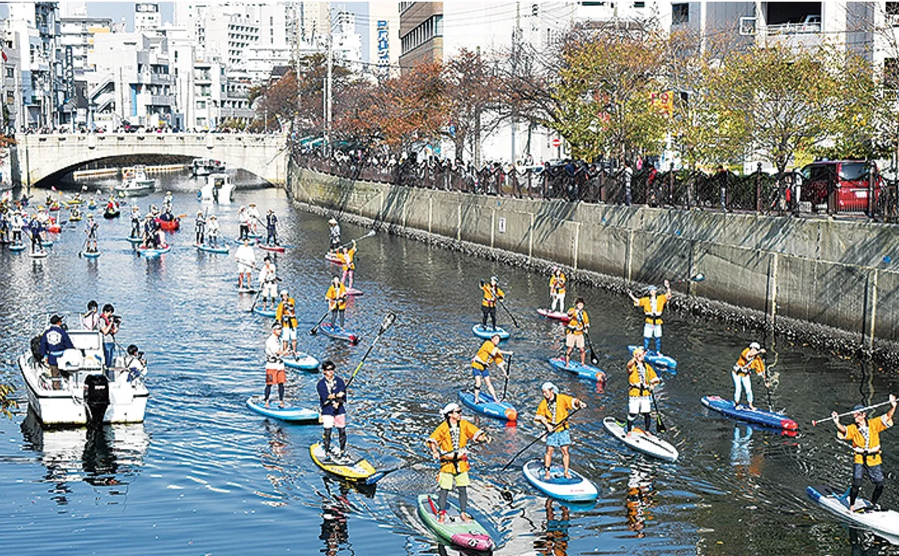 ４年前の運河パレードの様子