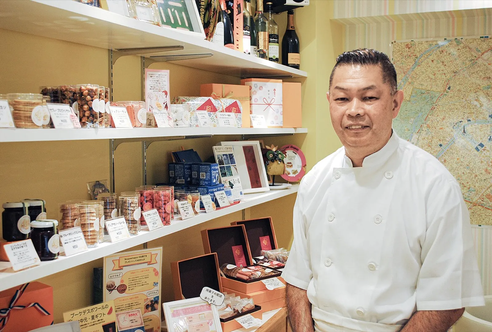 オーナーパティシエの奥田勝さん