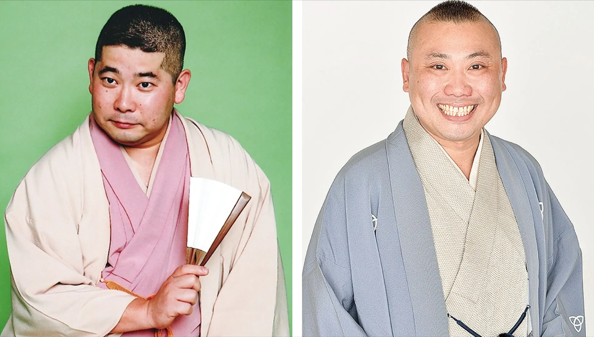桃月庵白酒（左）と桂宮治