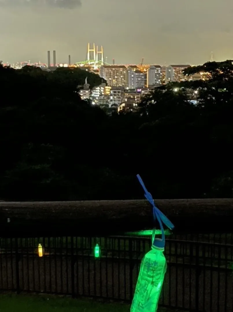本牧のふ頭を臨む