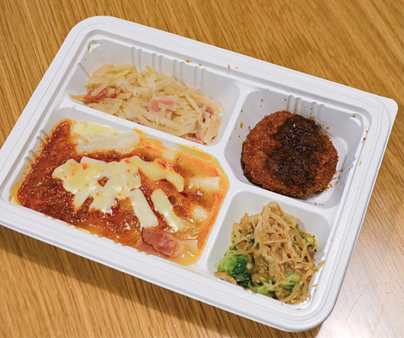 提供する弁当の一例