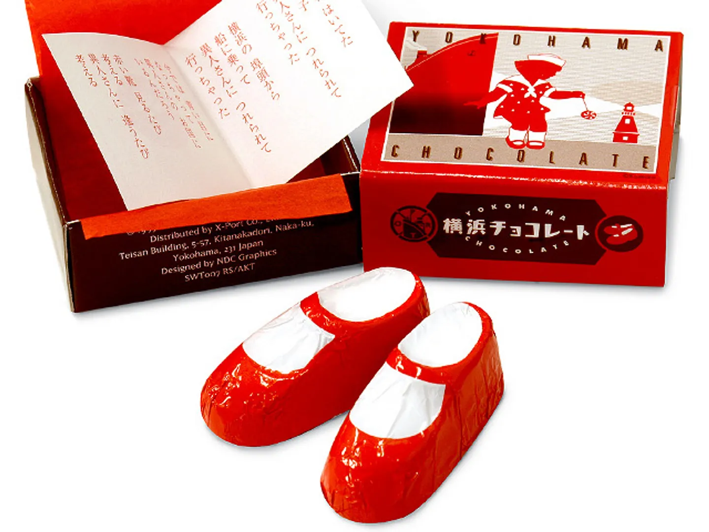 横浜チョコレート赤い靴 291円