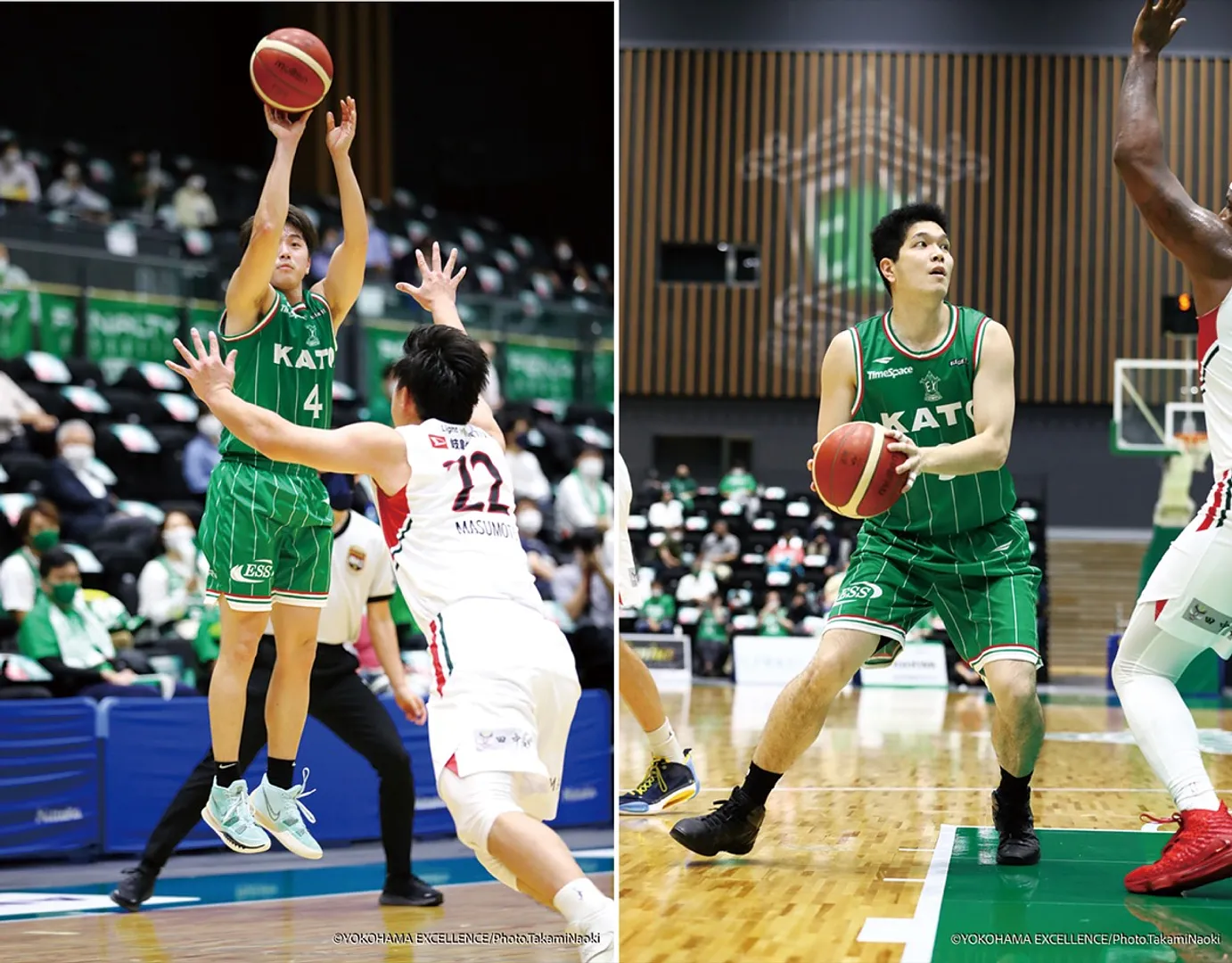 戸塚区出身の塚本雄貴選手（左）と鶴見区出身の長谷川凌選手