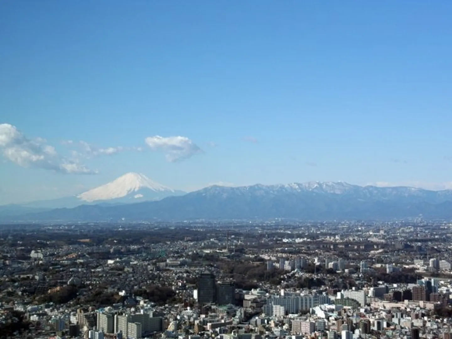 富士山を望める